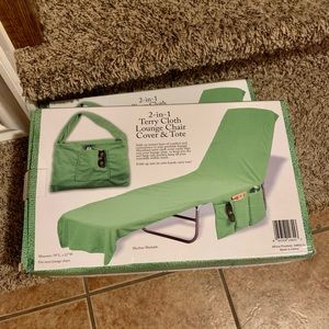 Lounge Chair Cover  & Tote